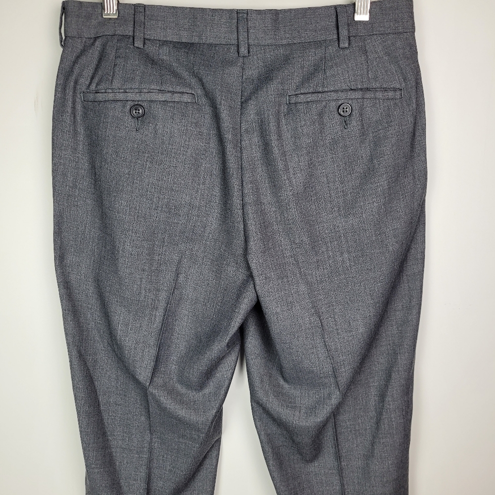 APT 9 MENS MODERN FIT FLAT FRONT TROUSERS PANT GRAY SIZE 32X30 *SEE VIDEO - Picture 6 of 10
